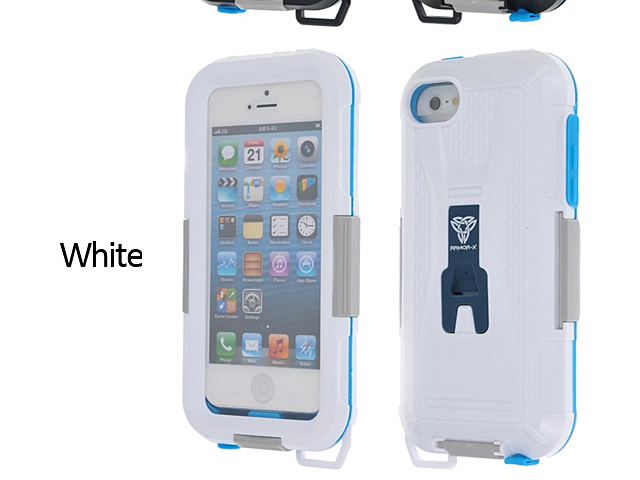 ARMOR-X Armor Case Series - All-Weather Protective Case with Bike Bar Mount for iPhone 4 / 4s / 5 / 5s / 5c