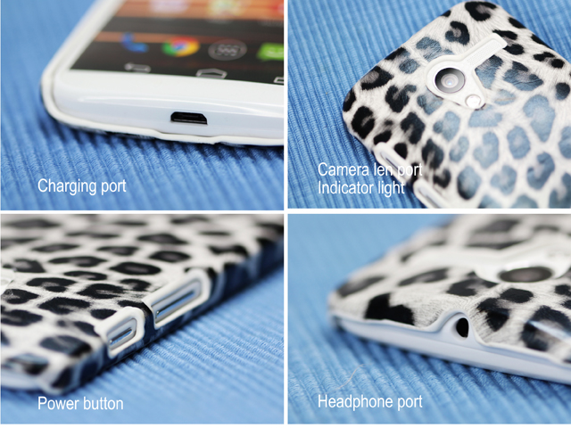 Motorola Moto X Leopard Skin Back Case