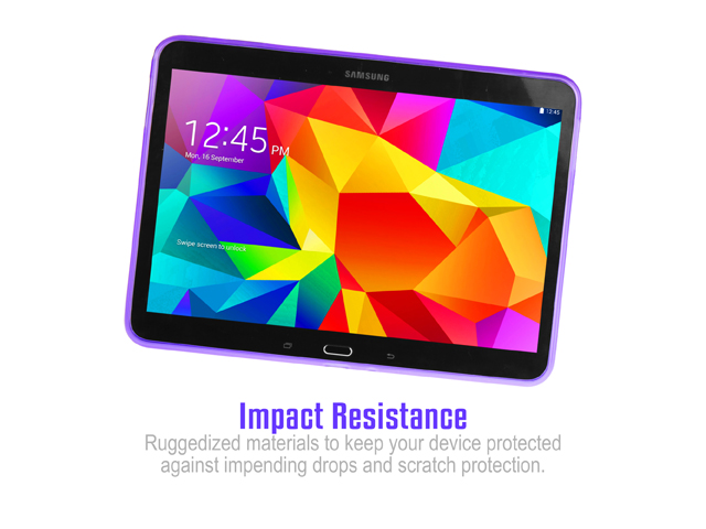 Samsung Galaxy Tab 4 10.1 X-Shaped Plastic Back Case
