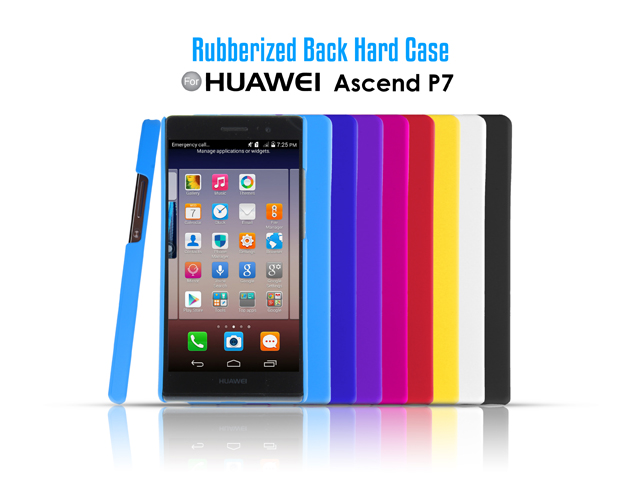 Huawei Ascend P7 Rubberized Back Hard Case