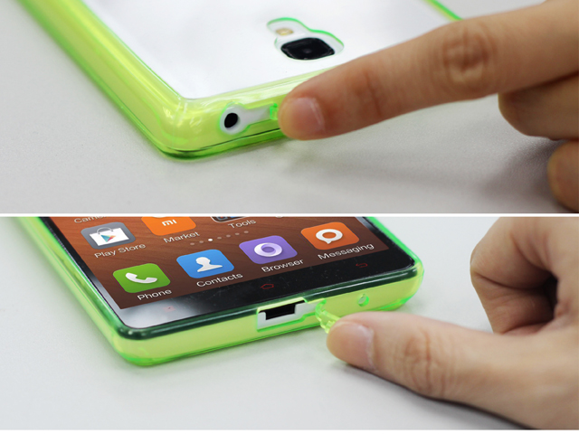 Xiaomi Redmi Note Soft Case with Fluorescent Bumper