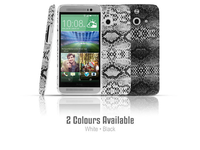 HTC One (E8) Faux Snake Skin Back Case