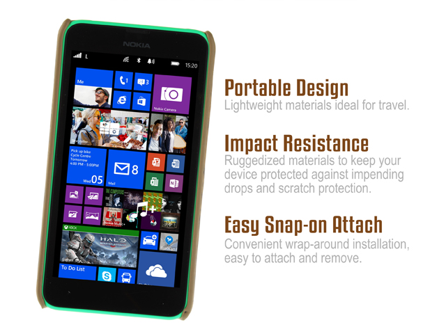 Nokia Lumia 630 Dual SIM Woody Patterned Back Case