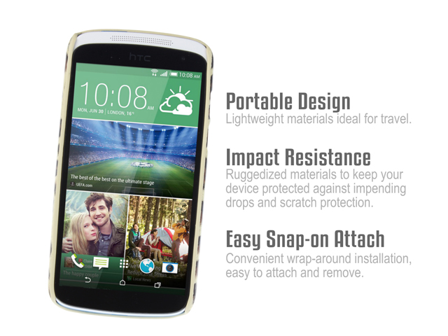 HTC Desire 500 Leopard Skin Back Case