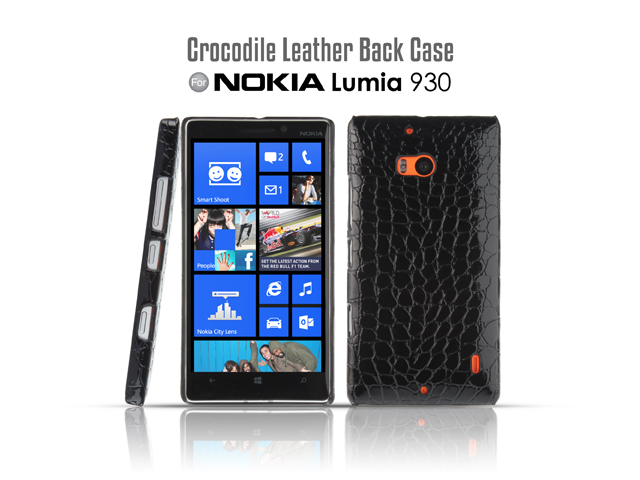 Nokia Lumia 930 Crocodile Leather Back Case