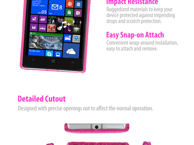Nokia Lumia 930 Glitter Plactic Hard Case