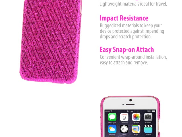 iPhone 6 / 6s Glitter Plastic Hard Case