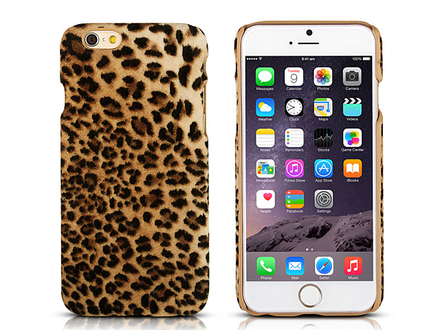 iPhone 6 / 6s Leopard Stripe Suede Case