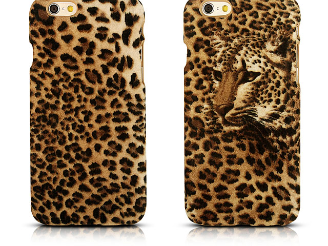 iPhone 6 / 6s Leopard Stripe Suede Case