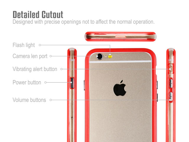 iPhone 6 / 6s Sandwich Colors Rubber Bumper