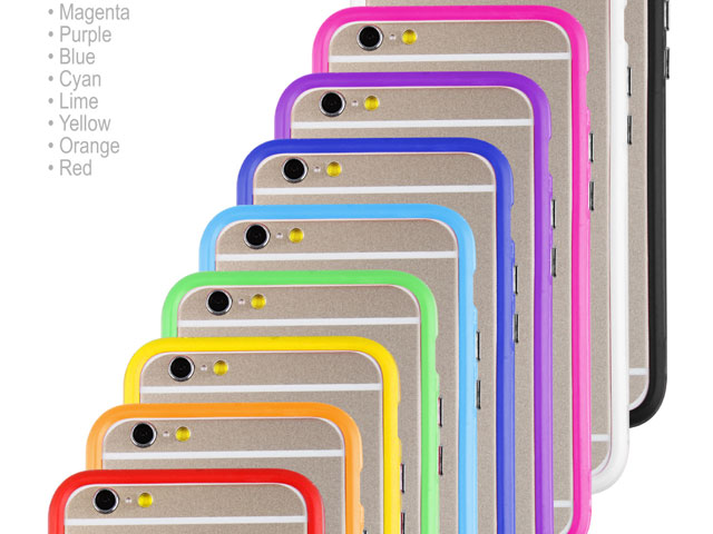 iPhone 6 / 6s Sandwich Colors Rubber Bumper
