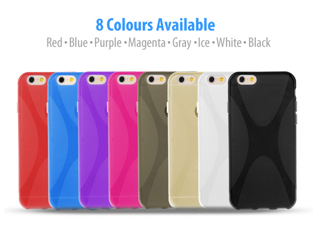 iPhone 6 / 6s X-Shaped Plastic Back Case