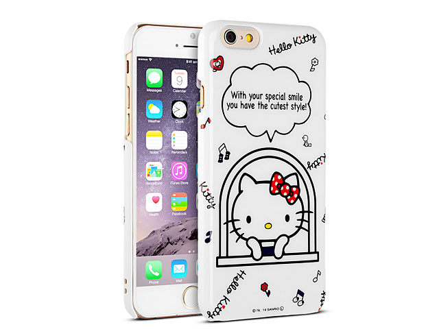 Beroemdheid Afrikaanse Infrarood iPhone 6 / 6s Hello Kitty Hard Case (SAN-362C)