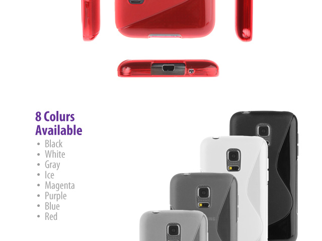 Samsung Galaxy S5 mini Wave Plastic Back Case