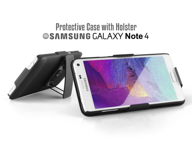 Samsung Galaxy Note 4 Protective Case with Holster