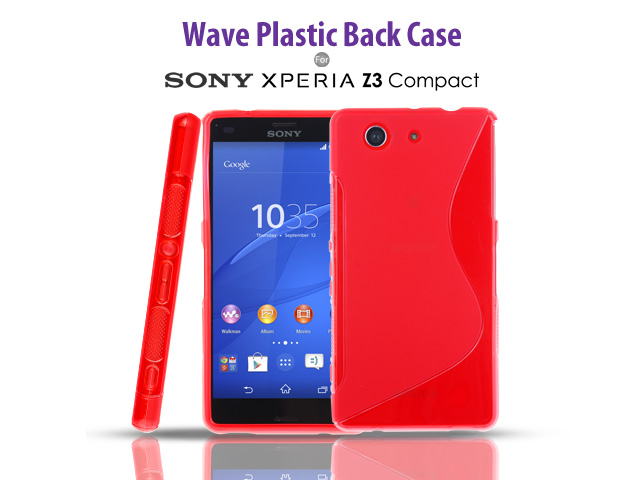 Sony Xperia Z3 Compact Wave Plastic Back Case