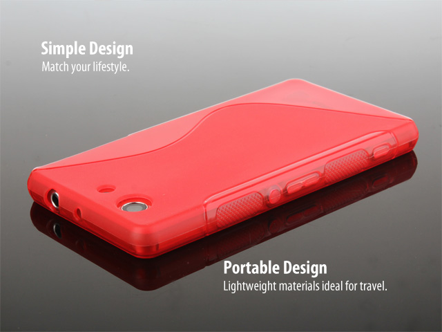 Sony Xperia Z3 Compact Wave Plastic Back Case