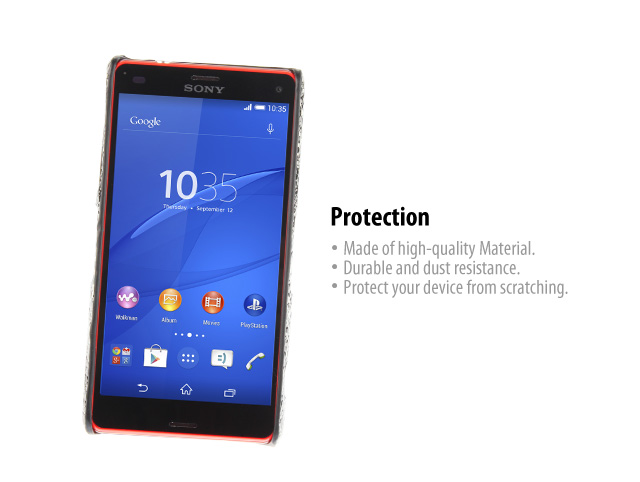 Sony Xperia Z3 Compact  Faux Snake Skin Back Case