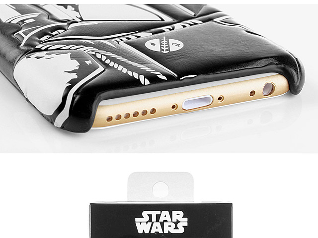 iPhone 6 / 6s Star Wars - Boba Fett Leather Back Case