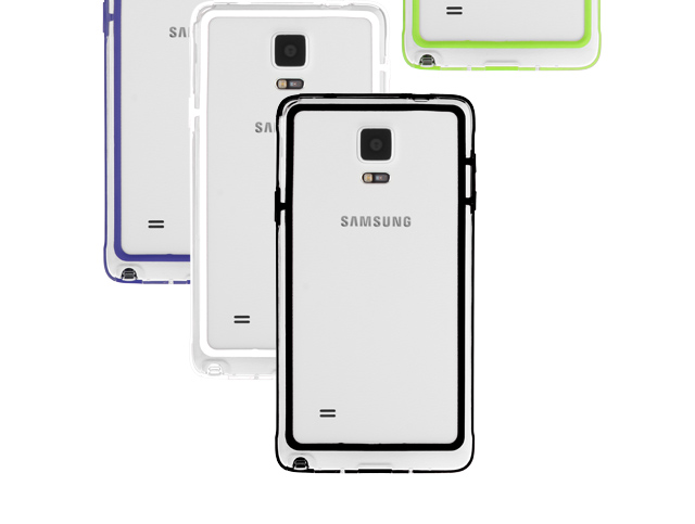 Samsung Galaxy Note 4 Sandwich Colors Rubber Bumper