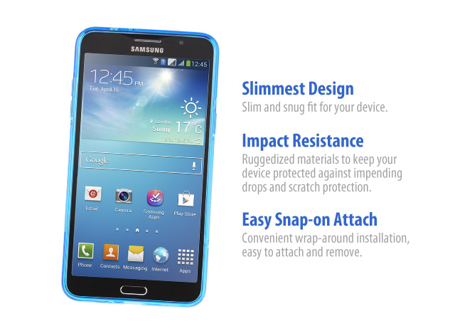 Samsung Galaxy Mega 2 Wave Plastic Back Case