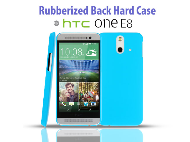 HTC One (E8) Rubberized Back Hard Case