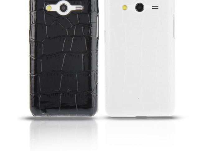 Samsung Galaxy Core 2 Crocodile Leather Back Case
