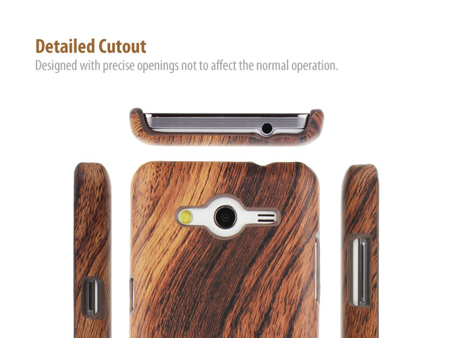 Samsung Galaxy Core 2 Woody Patterned Back Case
