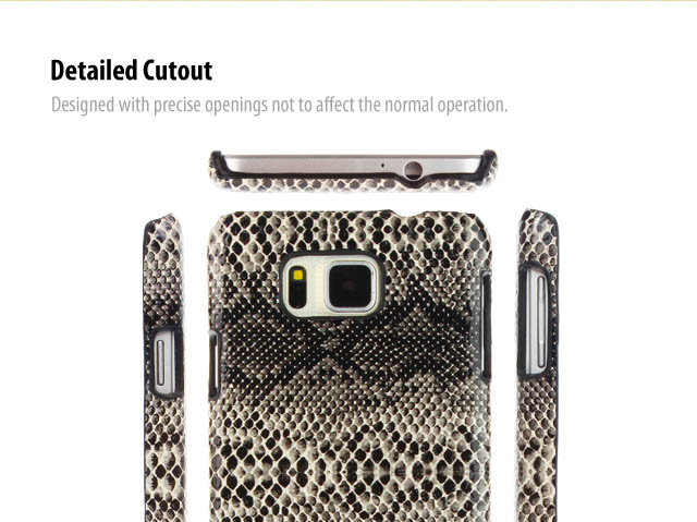 Samsung Galaxy Alpha Faux Snake Skin Back Case