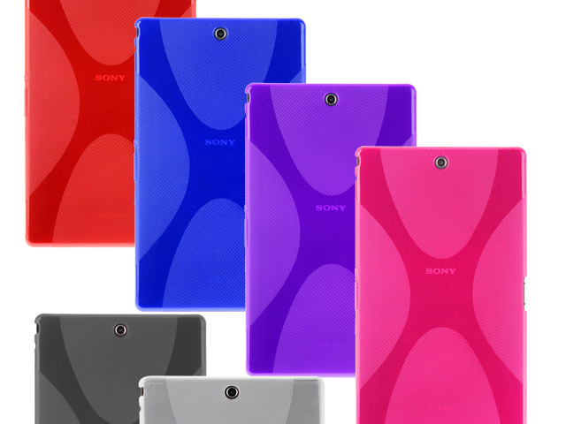 Sony Xperia Z3 Tablet Compact X-Shaped Plastic Back Case