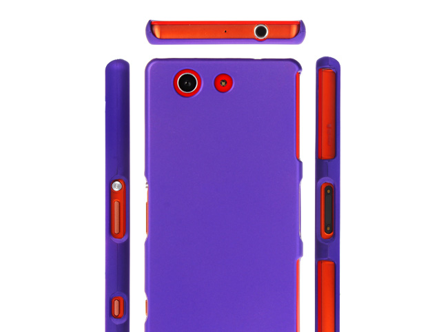 Sony Xperia Z3 Compact Rubberized Back Hard Case
