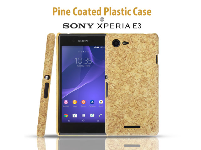 Sony Xperia E3 Pine Coated Plastic Case