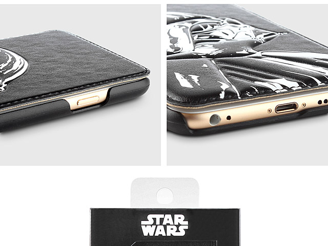 Iphone 6 Plus 6s Plus Star Wars Darth Vader Leather Flip