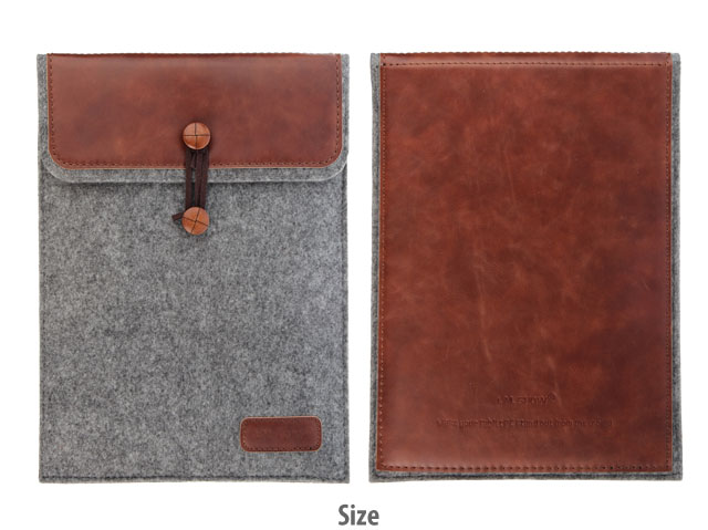 Universal Leather Case with buttons for iPad Air / 10 inch Tablets