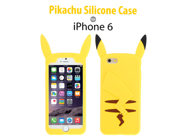 Afrikaanse Maand muis of rat iPhone 6 / 6s Pokemon Pikachu Silicone Case