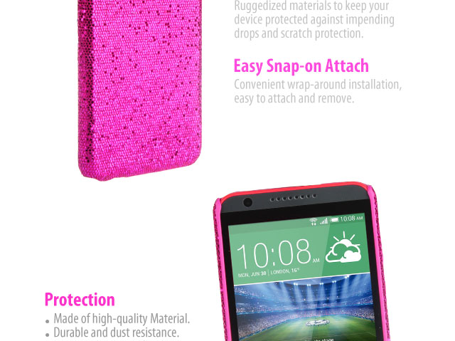 HTC Desire 820 Glitter Plactic Hard Case