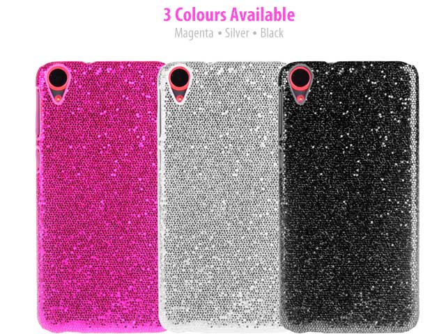 HTC Desire 820 Glitter Plactic Hard Case