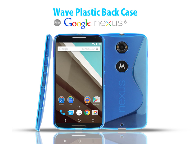 Google Nexus 6 Wave Plastic Back Case
