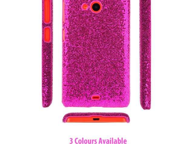 Microsoft Lumia 535 Dual SIM Glitter Plactic Hard Case