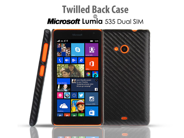 Microsoft Lumia 535 Dual SIM Twilled Back Case