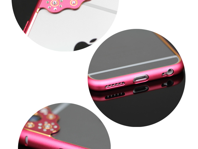 Diamond Camera Design Metal Bumper for iPhone 6 / 6s