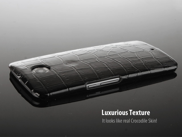Google Nexus 6 Crocodile Leather Back Case