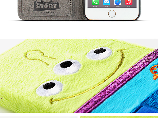 iPhone 6 Plus / 6s Plus Toy Story - Alien Plush Folio Case