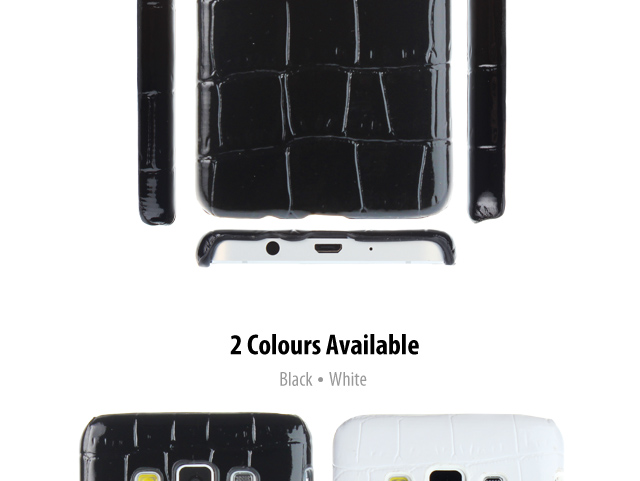 Samsung Galaxy A3 Crocodile Leather Back Case
