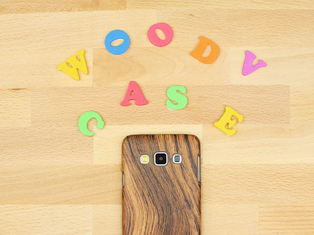 Samsung Galaxy A3 Woody Patterned Back Case