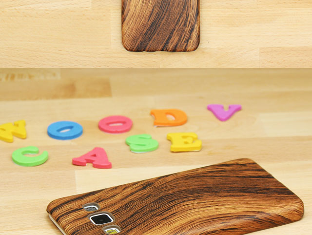 Samsung Galaxy A3 Woody Patterned Back Case