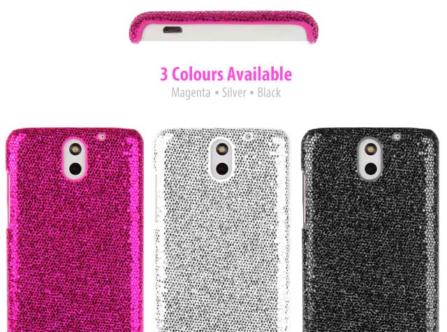 HTC Desire 610 Glitter Plactic Hard Case