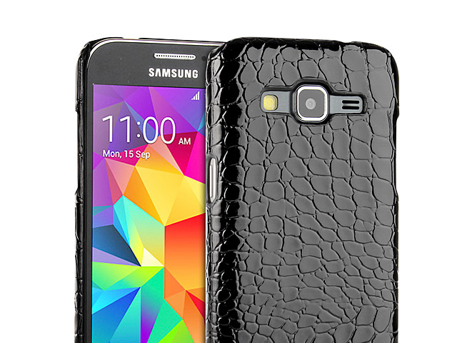 Samsung Galaxy Core Prime Crocodile Leather Back Case