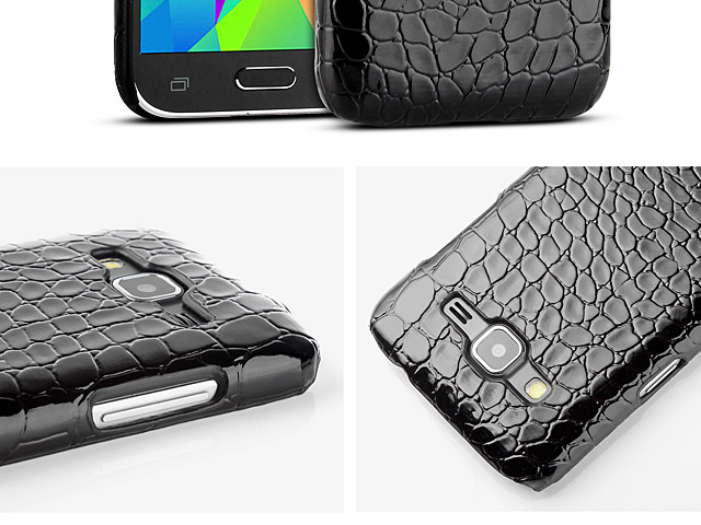 Samsung Galaxy Core Prime Crocodile Leather Back Case