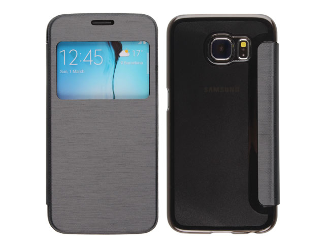 Samsung Galaxy S6 Embossed Flip View Case